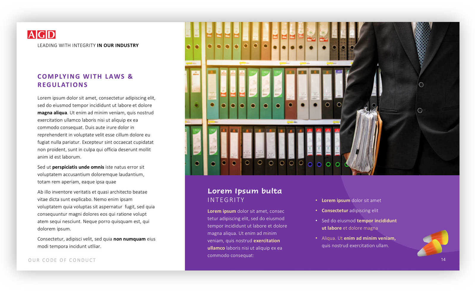 presentation for corporate legal dept