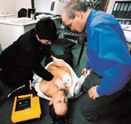 AED life support rescue